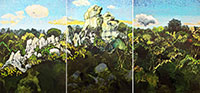 Acrylic and oil on canvas, 115x162cm, 2022